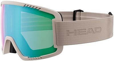 Превью Горнолыжная маска для переменной облачности Маска горнолыжная HEAD Contex Sand/FMR Blue/Green (394864)